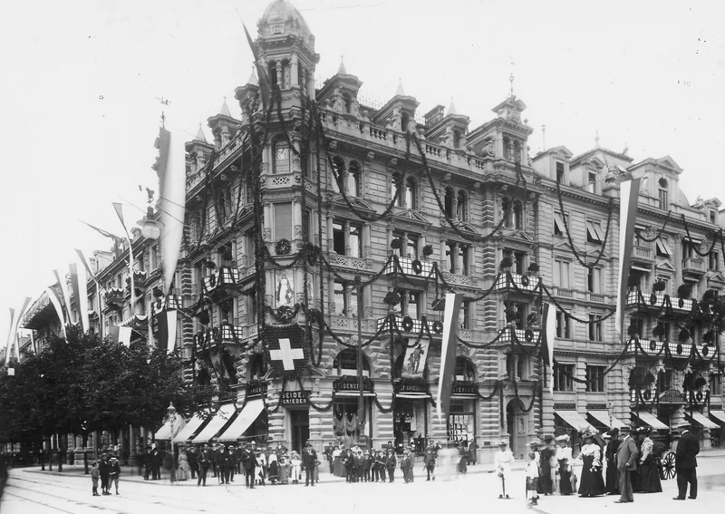 Dekoration beim Eidgenössischen Schützenfest