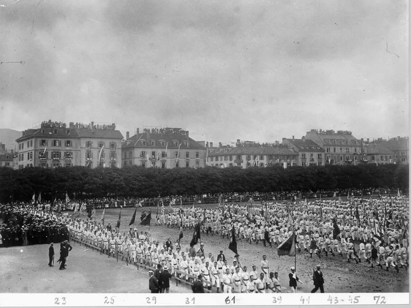 Eidgenössisches Turnfest auf dem Kasernenplatz