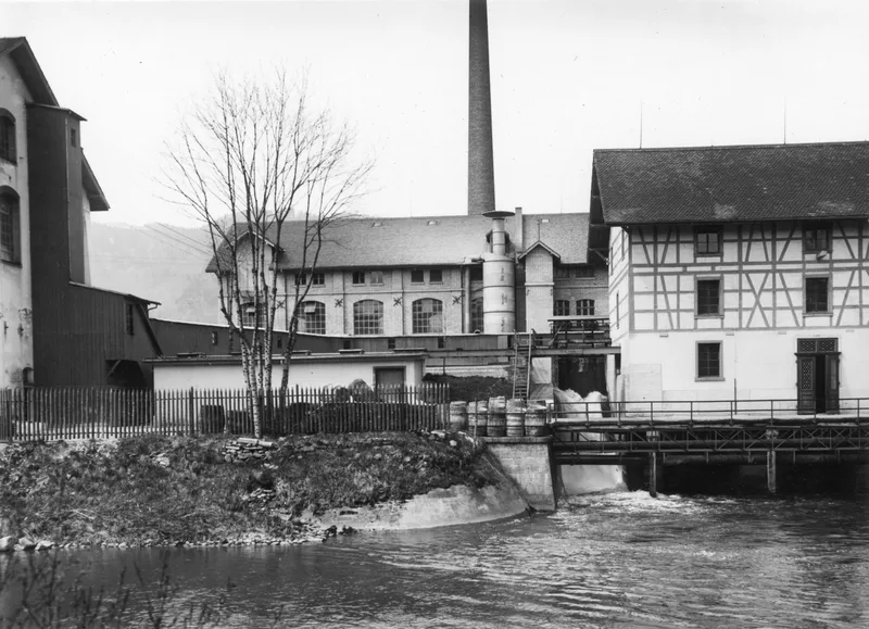 Turbinenhaus der Papierfabrik